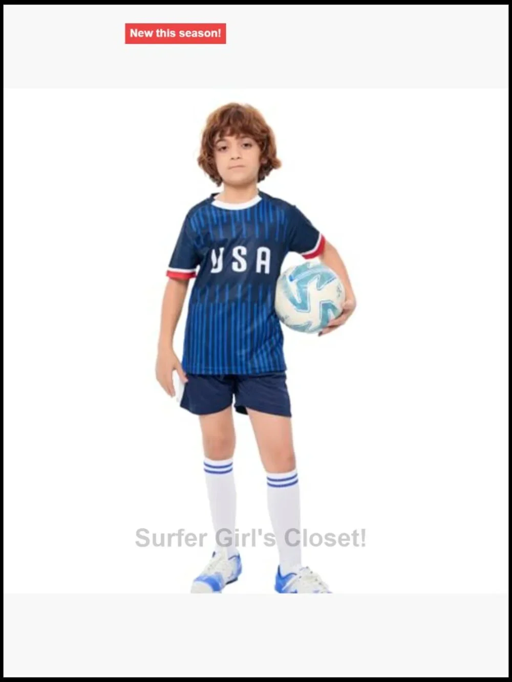 Youth Soccer Jersey and Shorts Set - Practice Training Gear